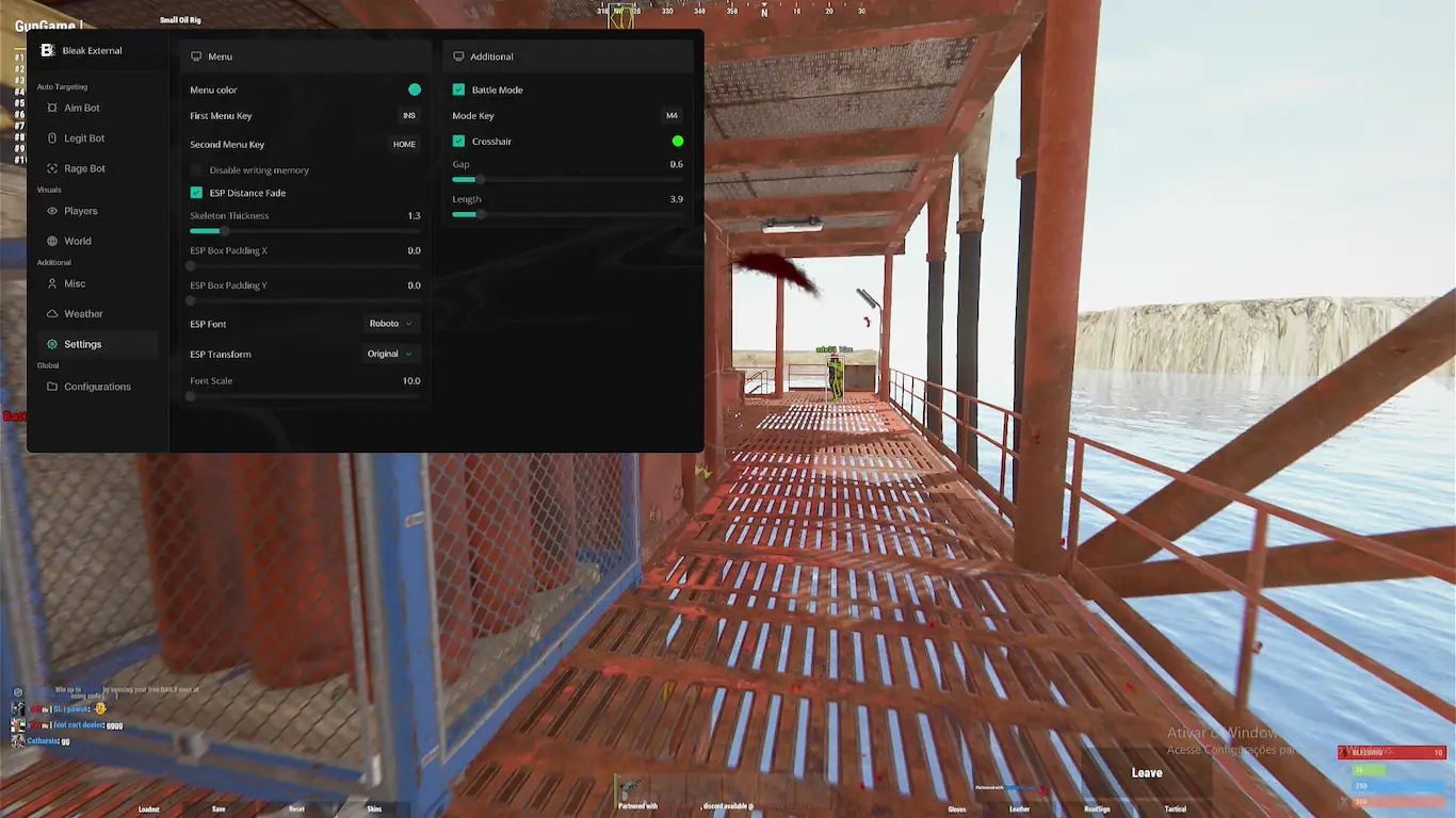 Screenshot 26 do cheat Rust Bleak